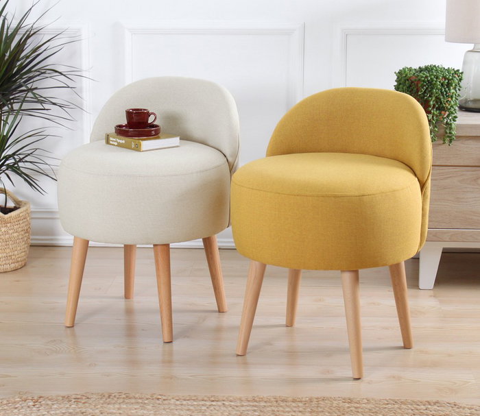 Atelier Del Sofa Puff Crema Atelier Del Sofa Puff Crema
